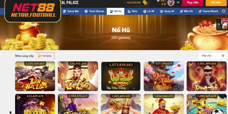Sức hấp dẫn của nổ hũ tại NET88